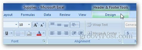 Υποσέλιδο κεφαλίδας Excel 4