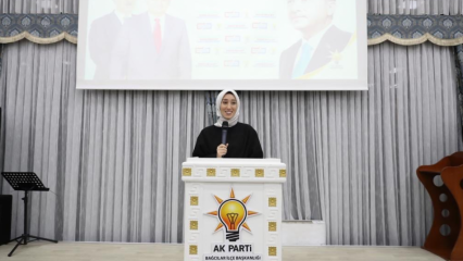 AK Κόμμα Κωνσταντινούπολης MP Rümeysa Kadak μίλησε για τα έργα τους