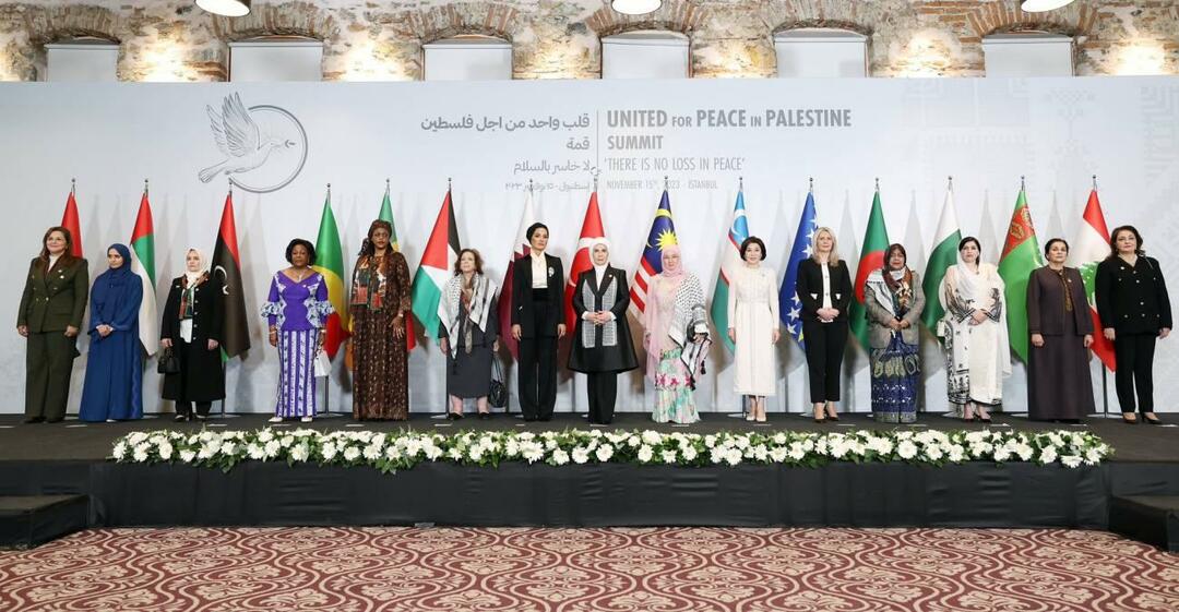 Σύνοδος Κορυφής «Μια καρδιά για τις συζύγους των ηγετών της Παλαιστίνης».