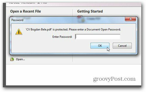 λέξη 2013 αποθήκευση σε PDF προστατεύεται με κωδικό πρόσβασης