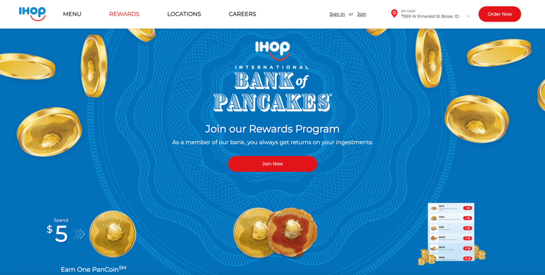 Πρόγραμμα αφοσίωσης ihop-bank-of-pancakes