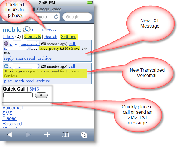 Χρήση του Google Voice από ένα iPhone [How-To]