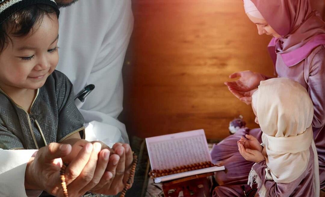 Πώς να περάσετε το Ραμαζάνι με τα παιδιά; Συμβουλές για τους στόχους σας για το Ραμαζάνι με τα παιδιά σας...