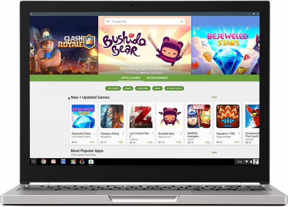 Το Google Play Store έρχεται στα Chromebook, αλλά όχι όλα αυτά