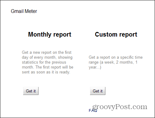 Αναφορά μετρητή Gmail
