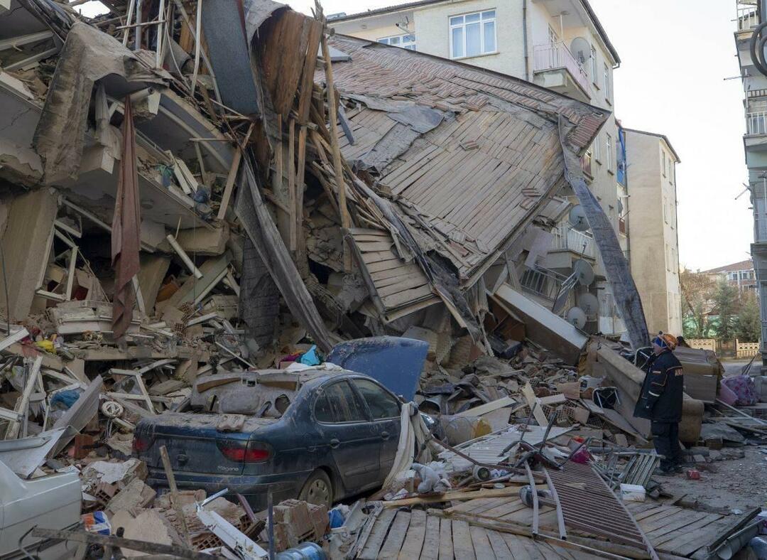 Κτίριο που καταστράφηκε από το σεισμό