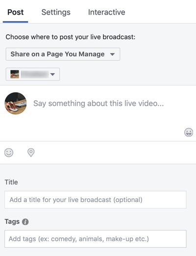 Πώς να χρησιμοποιήσετε το Facebook Live στο μάρκετινγκ, βήμα 3.