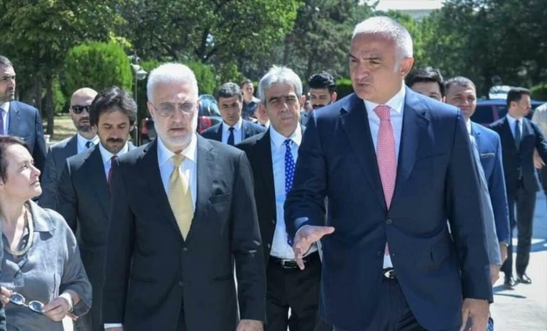 Μια ουσιαστική επίσκεψη του υπουργού Nuri Ersoy στον Tamer Karadağlı!