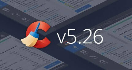CCleaner Update V5.26