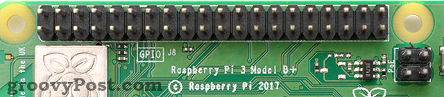 Raspberry Pi 3 B + καρφίτσες GPIO
