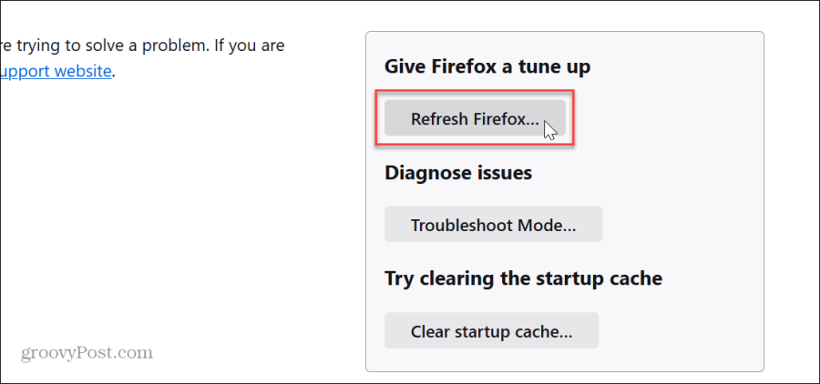 Πρόβλημα Firefox Σφάλμα φόρτωσης σελίδας