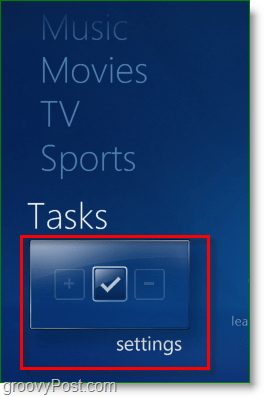 Windows 7 Media Center - κάντε κλικ στις εργασίες> <noscript> <img style =