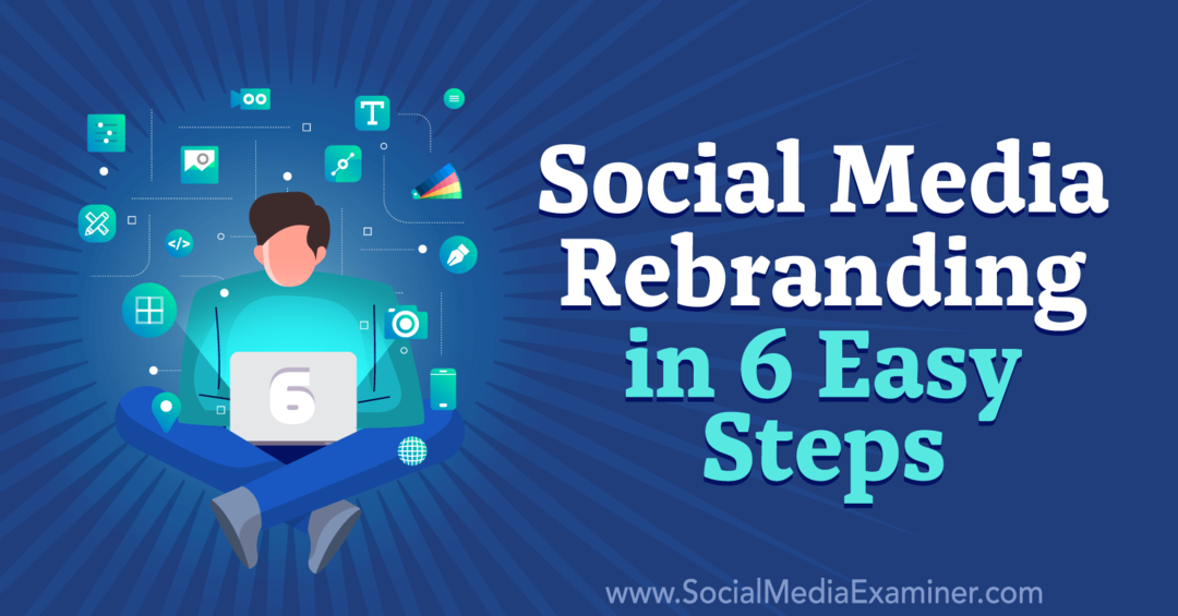 Rebranding Social Media σε 6 εύκολα βήματα από την Corinna Keefe στο Social Media Examiner.