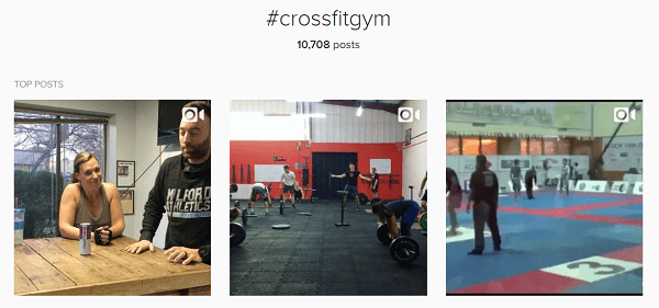 Εάν έχετε γυμναστήριο crossfit, χρησιμοποιήστε το ως ένα από τα 30 διαφορετικά hashtag σας.