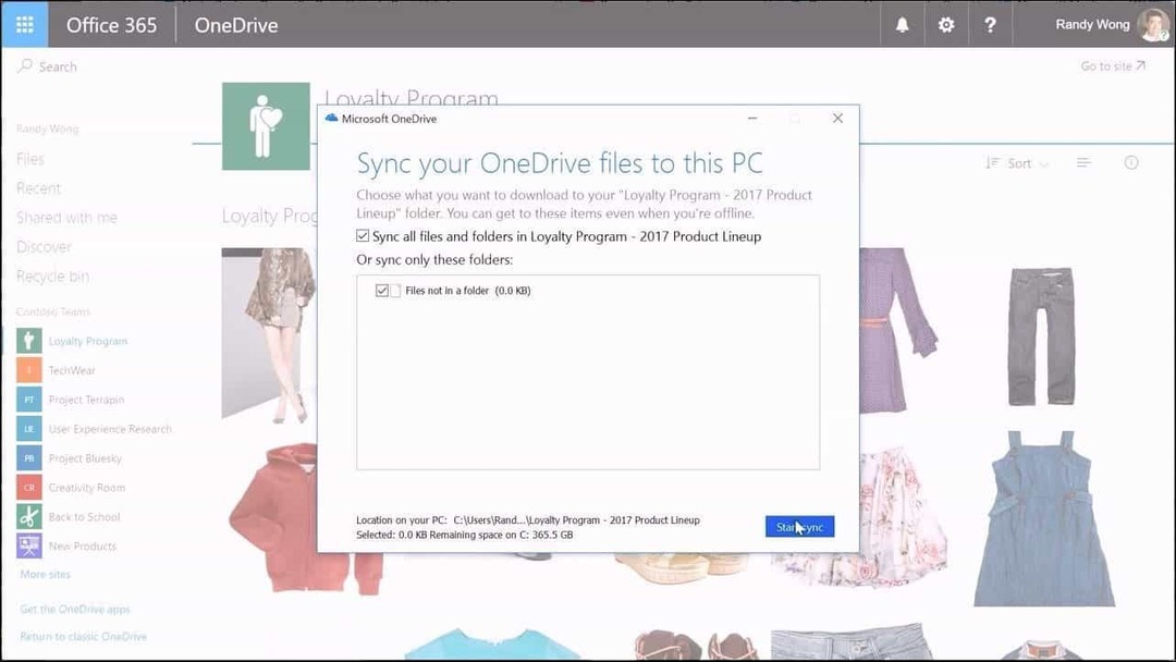 Η Microsoft παραδίδει πελάτη Business for Business για επόμενη γενιά OneDrive Sync