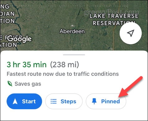 Αποθήκευση διαδρομής στους Χάρτες Google