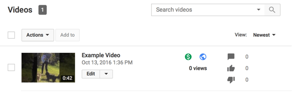 Τα βίντεο YouTube που δημιουργούν έσοδα εμφανίζουν ένα πράσινο σύμβολο του δολαρίου