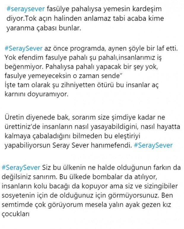 Μεγάλη αντίδραση στη ζωντανή μετάδοση του Seray Sever!