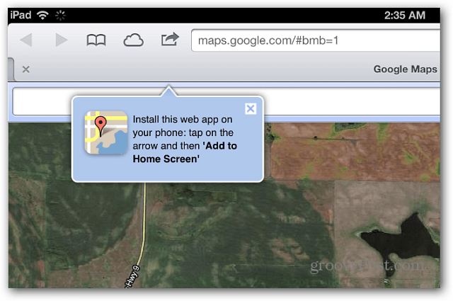 Χάρτες Google στο Safari iOS 6