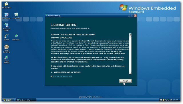 Πώς να αναβαθμίσετε την εγκατάσταση του XP στα Windows 8