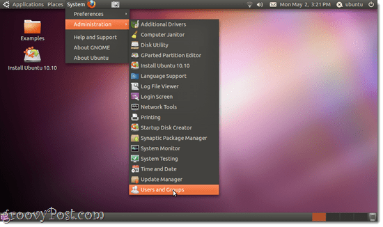 προσθέστε χρήστες και ομάδες στο ubuntu