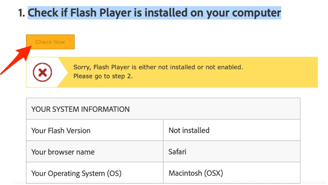 Επιβεβαιώστε την αφαίρεση του Adobe Flash