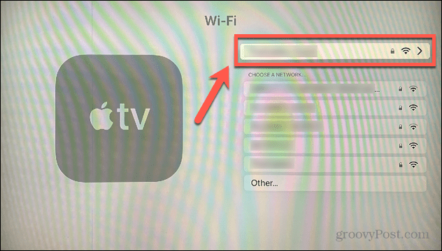 apple tv σύνδεση wifi