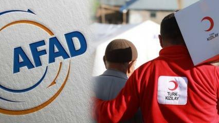 Πώς μπορεί να γίνει η δωρεά του AFAD σεισμό; Λίστα αναγκών καναλιών δωρεάς AFAD και Ερυθράς Ημισελήνου...