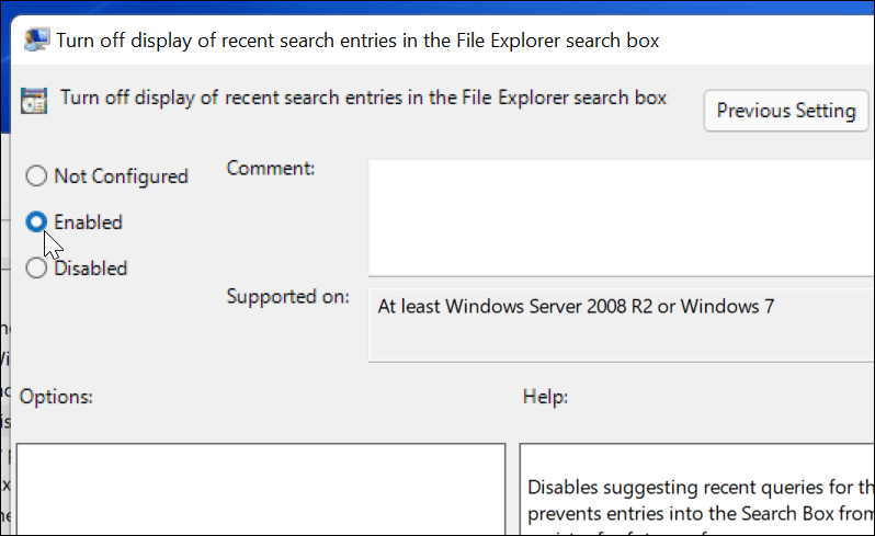 απενεργοποιήστε τα αποτελέσματα αναζήτησης Ιστού στα Windows 11