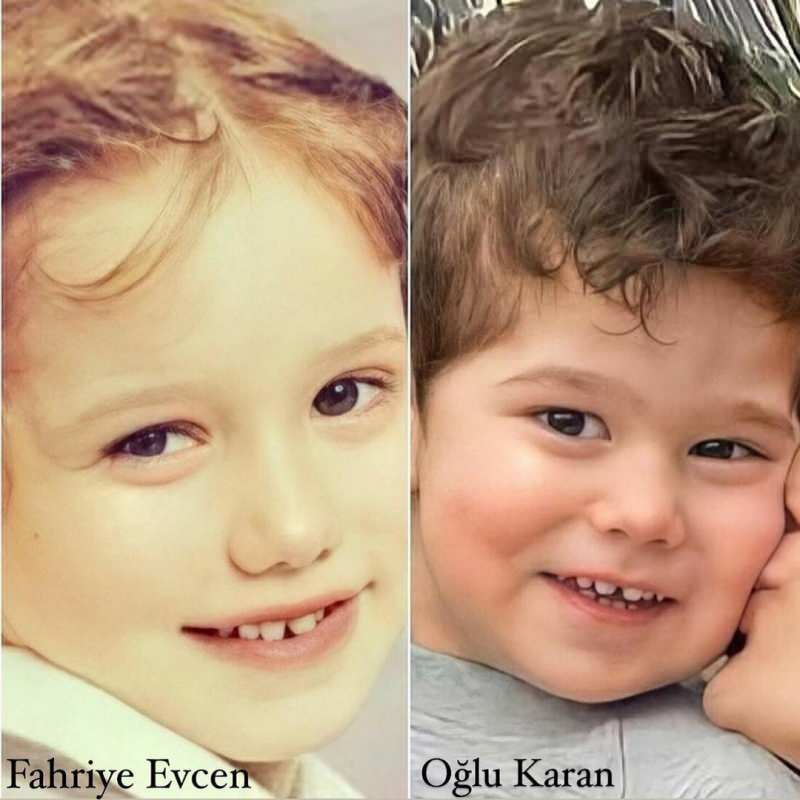 παιδική ηλικία του fahriye evce και της Karan