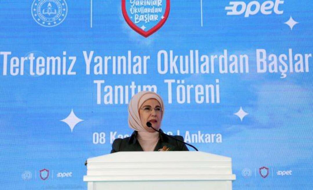 Η Emine Erdoğan συμμετείχε στο προωθητικό πρόγραμμα «Immaculate Futures Starts from Schools»!