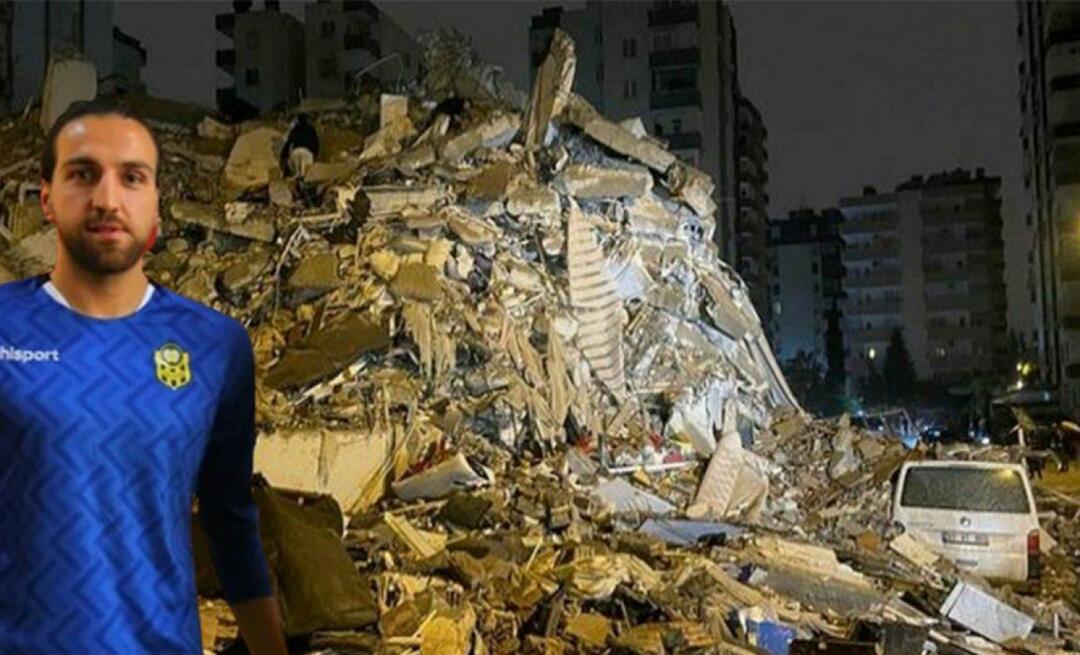 Πικρή είδηση ​​από την περιοχή του σεισμού: Έχασε τη ζωή του διάσημος ποδοσφαιριστής Ahmet Eyüp Türkaslan!