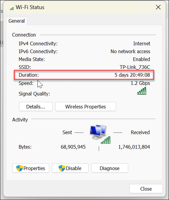 Βρείτε το χρόνο λειτουργίας του υπολογιστή σας Windows 11