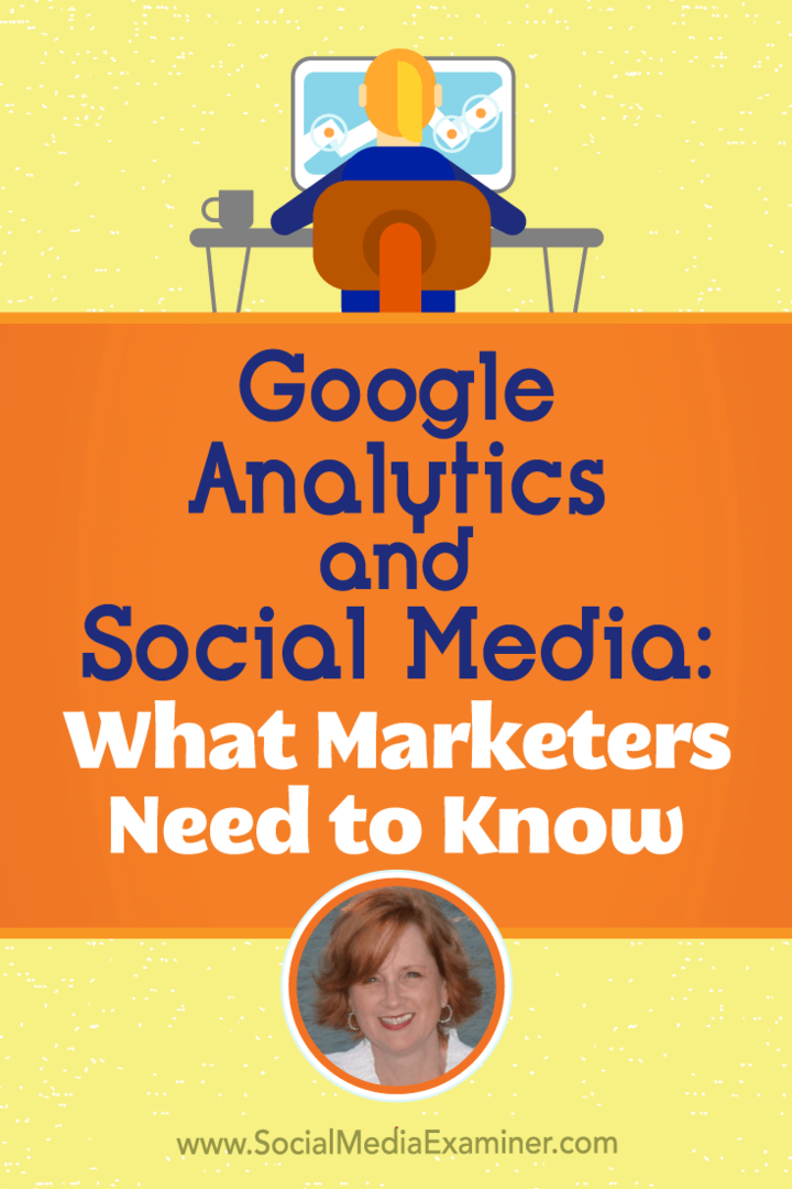 Google Analytics και μέσα κοινωνικής δικτύωσης: Τι πρέπει να γνωρίζουν οι έμποροι που διαθέτουν πληροφορίες από την Annie Cushing στο Social Media Marketing Podcast.