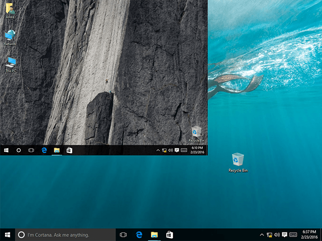 Σταματήστε τα εικονίδια επιφάνειας εργασίας των Windows 10 από την αλλαγή τοποθεσίας μετά την ανανέωση της οθόνης