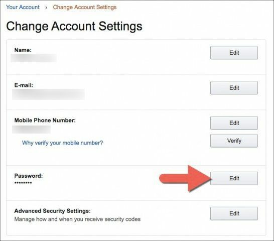 Πώς να αλλάξετε τον κωδικό σας στο Amazon