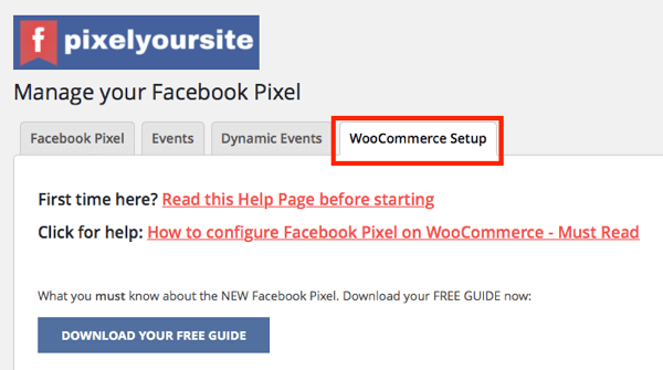 Η ενσωμάτωση του WooCommerce του plugel PixelYourSite σάς επιτρέπει να ρυθμίζετε εκδηλώσεις ηλεκτρονικού εμπορίου για το κατάστημά σας.