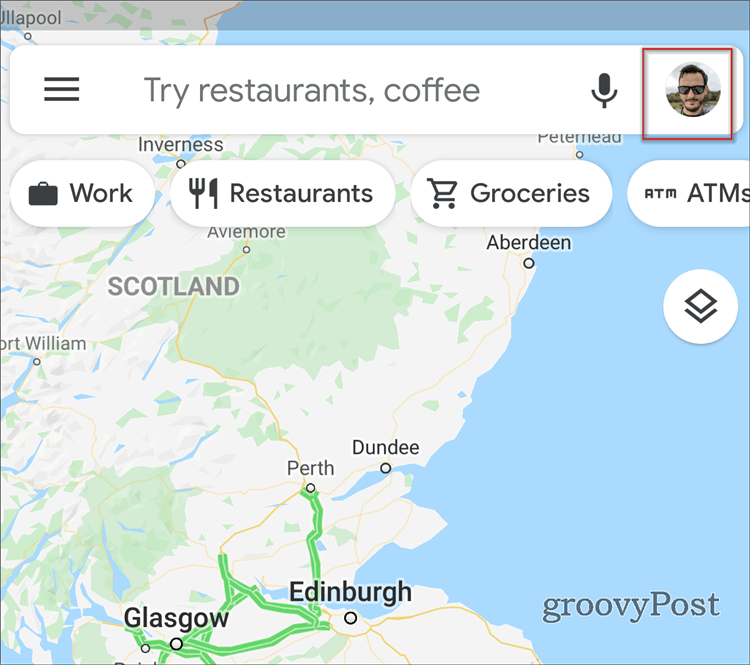 Google χάρτες προφίλ του Incongnito pic