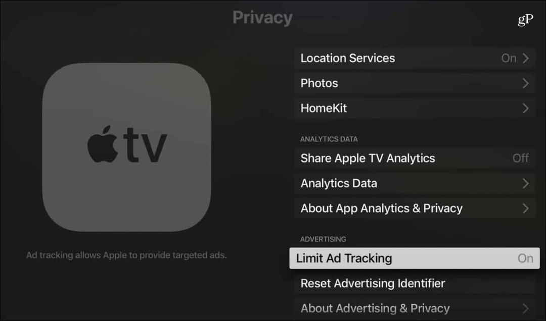 Πώς να περιορίσετε την παρακολούθηση διαφημίσεων Roku, Fire TV, Apple TV και Chromecast