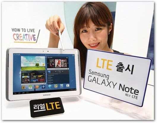 Το Samsung Galaxy Note 10.1 παίρνει την έκδοση LTE, μόνο στην Κορέα