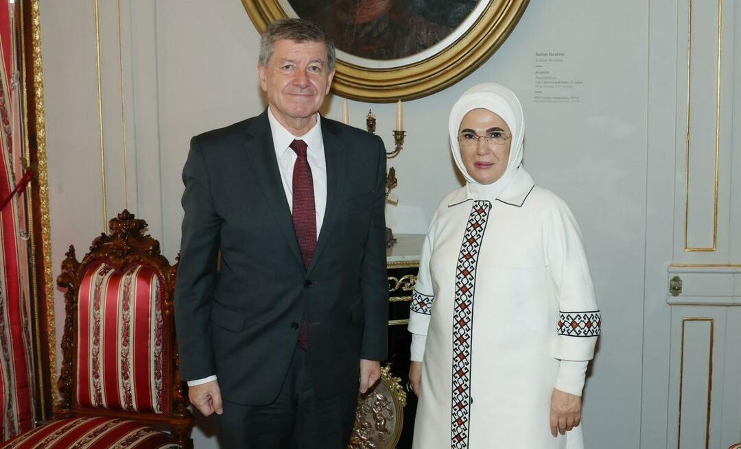 Η Πρώτη Κυρία Ερντογάν συναντήθηκε με τον Αναπληρωτή Γενικό Γραμματέα των Ηνωμένων Εθνών!