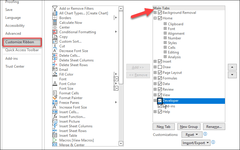 Εισαγάγετε ένα πλαίσιο ελέγχου στο Microsoft Excel