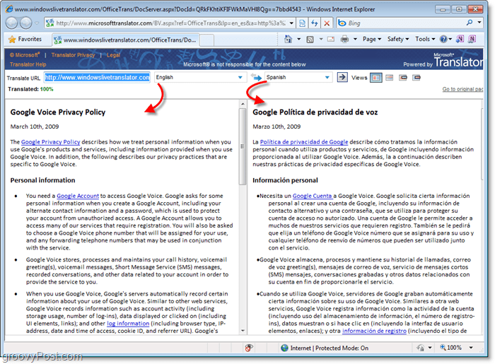 Πώς να μεταφράσετε κείμενο στα έγγραφα του Microsoft Office 2010