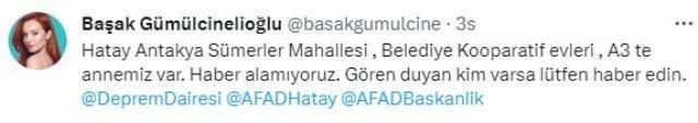 Ο Basak Gümülcinelioğlu κάλεσε ξανά σε βοήθεια κλαίγοντας!
