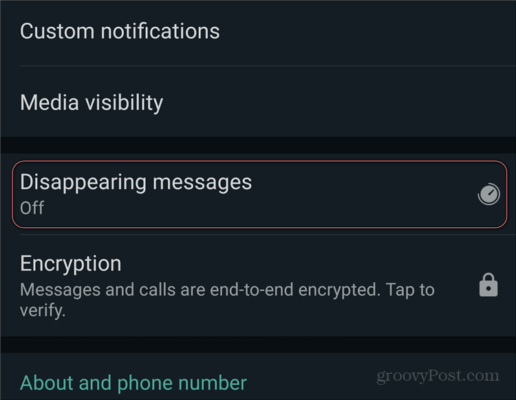 Ενεργοποιημένα μηνύματα WhatsApp