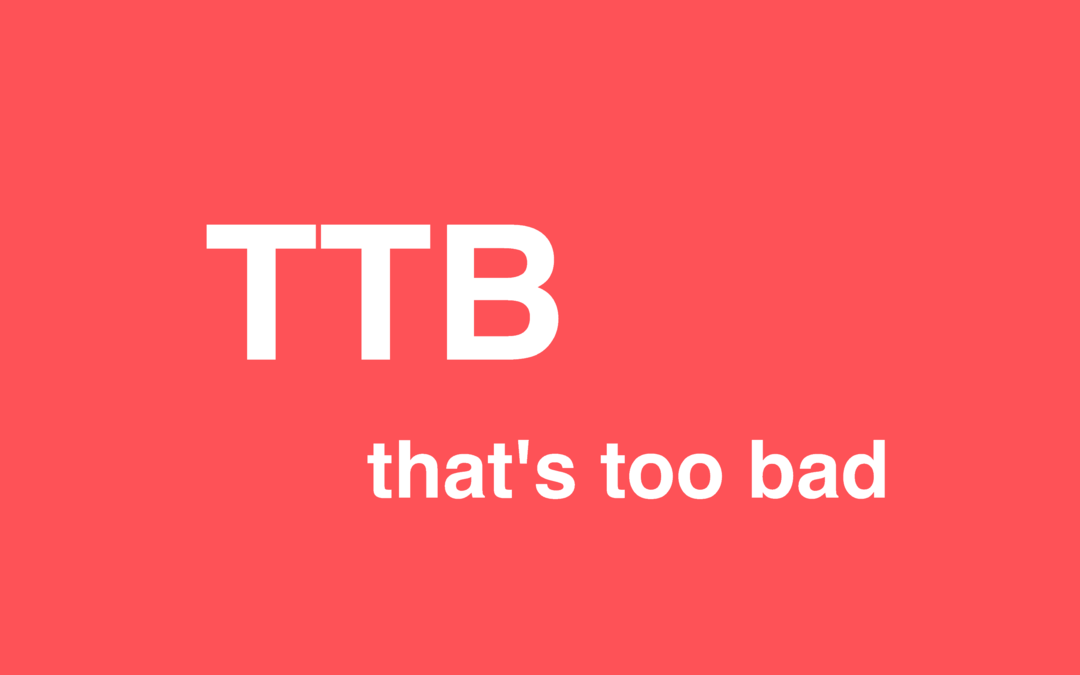 Τι σημαίνει το TTB και πώς το χρησιμοποιώ;