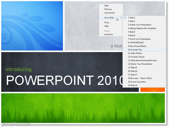ανοιχτές παρουσιάσεις PowerPoint 2010 χωρίς powerpoint