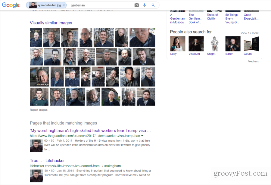 αναζήτηση προσώπου google