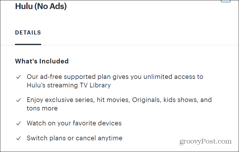 Σχέδιο Hulu χωρίς διαφημίσεις