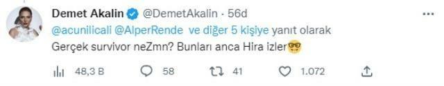 Η Demet Akalın δεν άρεσε στο καστ του Survivor